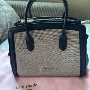 Kate Spade Black and White Satchel